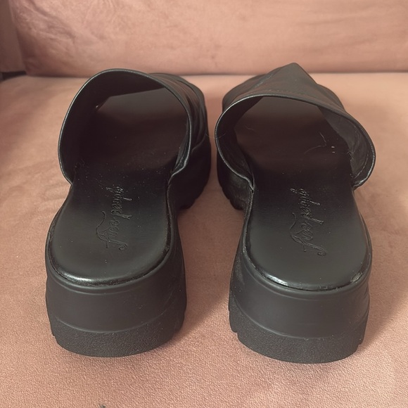 Free People Black Platform Edgy Clogs Size 41 - Picture 3 of 8